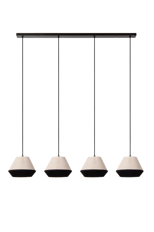 Lucide KALA - Suspension - 4xE14 - Taupe - éteint